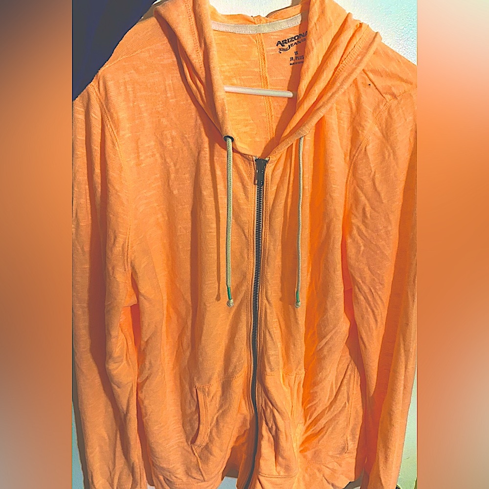 Orange soft jacket